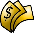 Dollar bills clip art