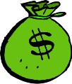 Money bag clip art