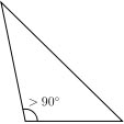 Obtuse triangle