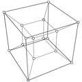 Tesseract hypercube picture